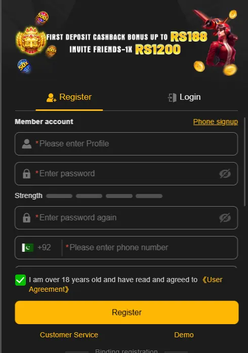 188pkr Registration